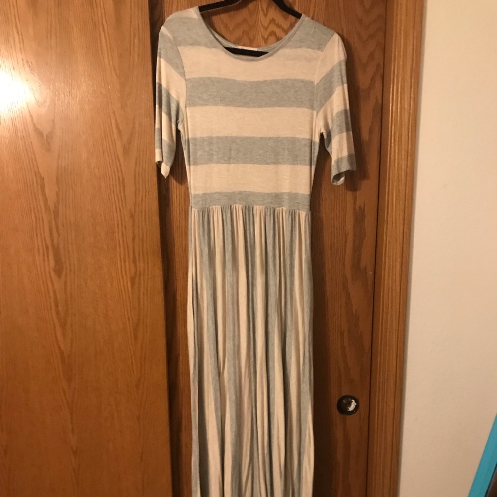 Striped Maxi Dress